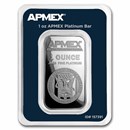 1 oz Platinum Bar - APMEX (TEP) 1 oz Platinum Bar - APMEX (TEP)